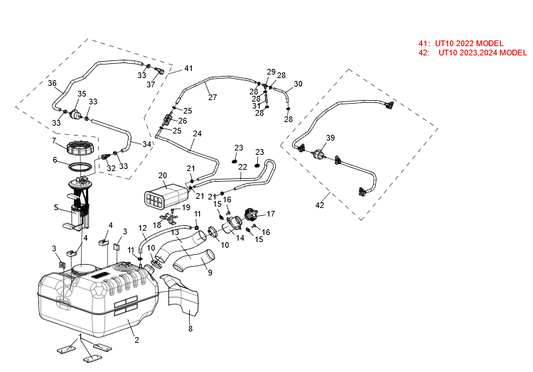 Fuel supply system-US standard