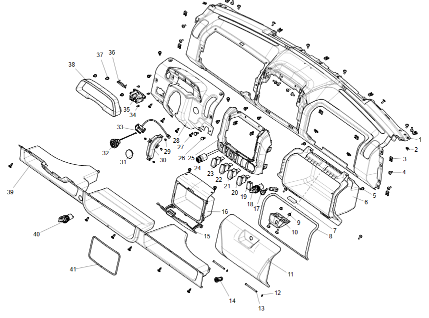 Dashboard mounting kit DASHBOARD