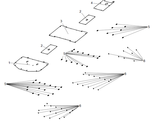 PIÈCES EN PLASTIQUE INFÉRIEURES