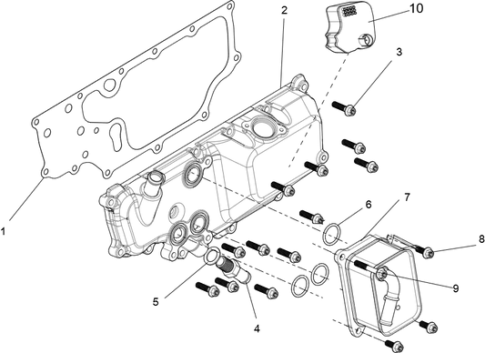 Lower crankcase cover sub-assembly