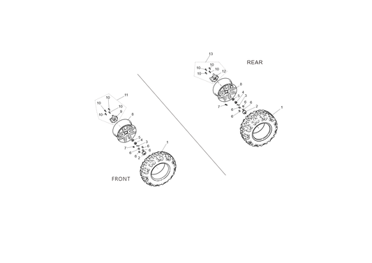 Normal aluminum wheels (US regulations) Aluminum Rim EPA 30 Inch