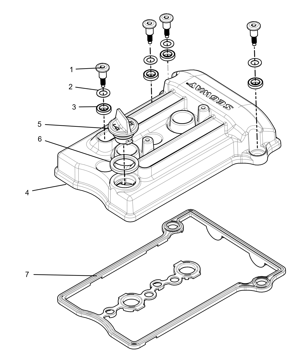 Cylinder head sub-assembly