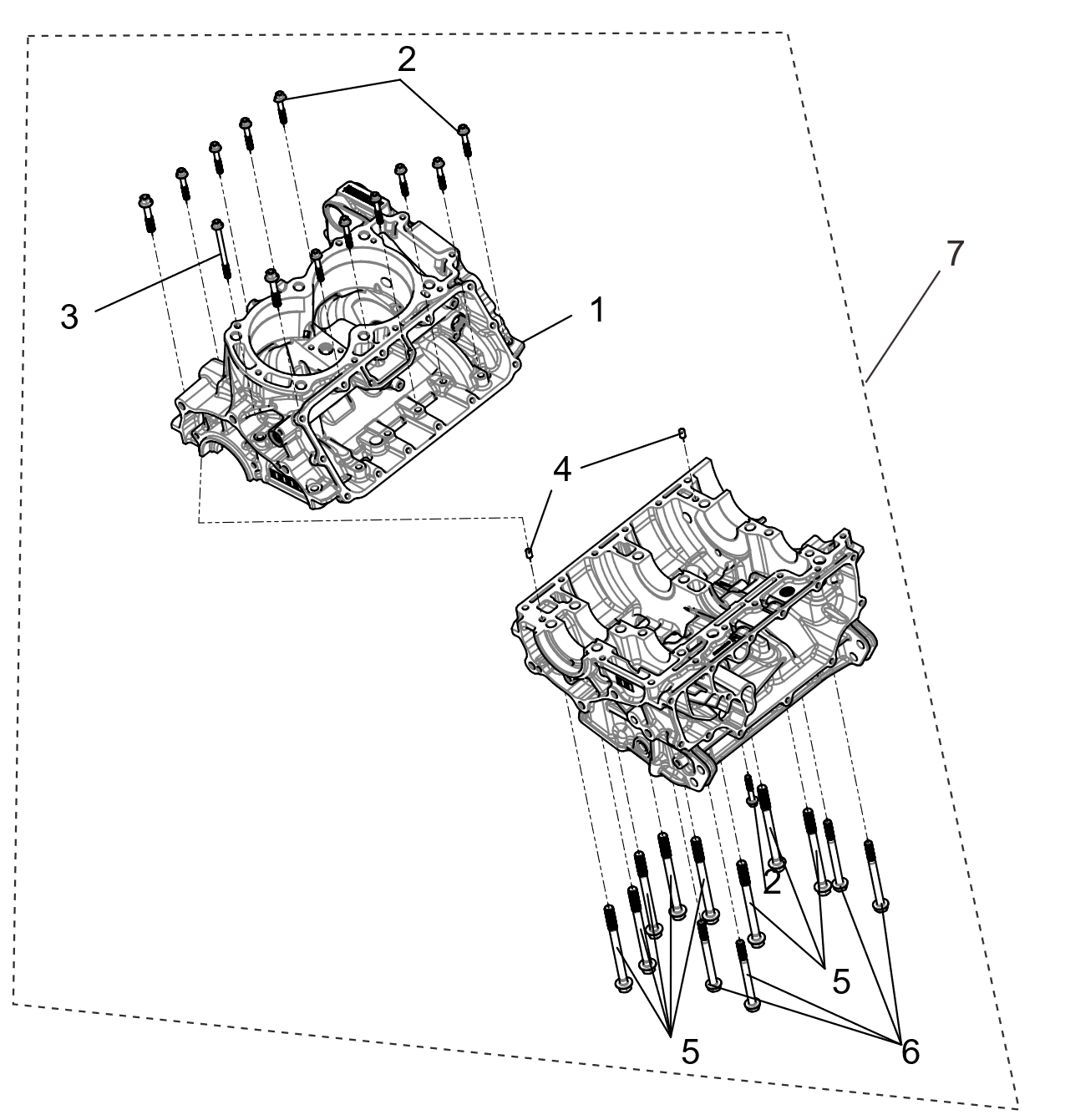 Crankcase sub-assembly