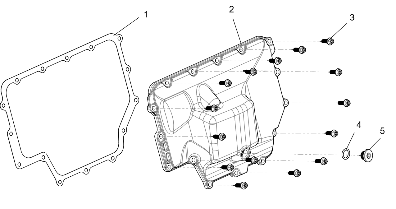 Oil pan sub-assembly