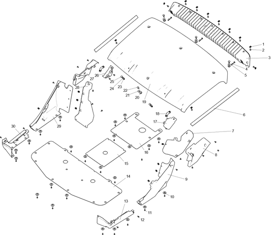 External plastic parts