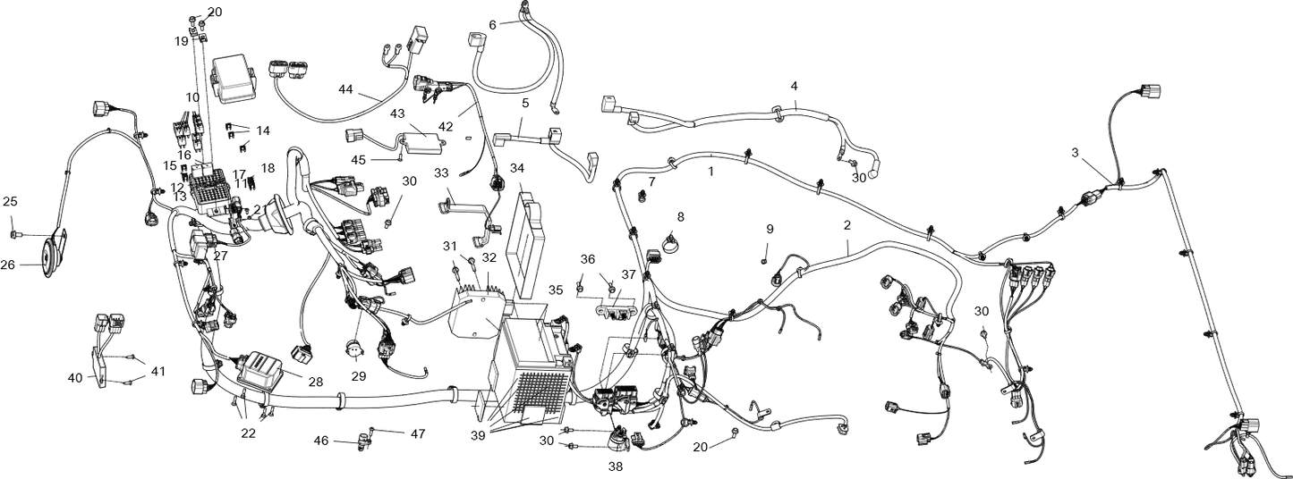 Faisceau de câbles basse tension - Norme américaine