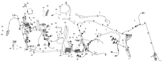 Faisceau de câbles basse tension (conventionnel) HARNESS ASSY EPA