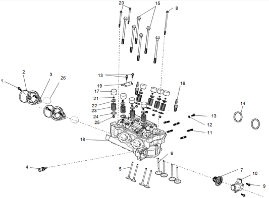Cylinder head cover sub-assembly