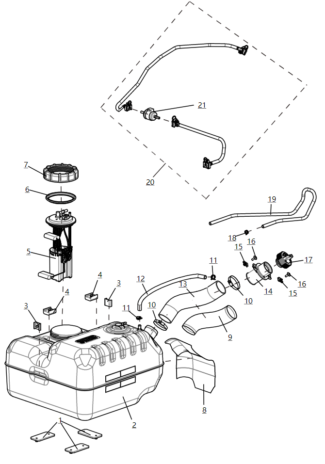 Fuel supply system 49 state