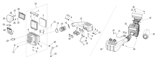 Intake system assembly
