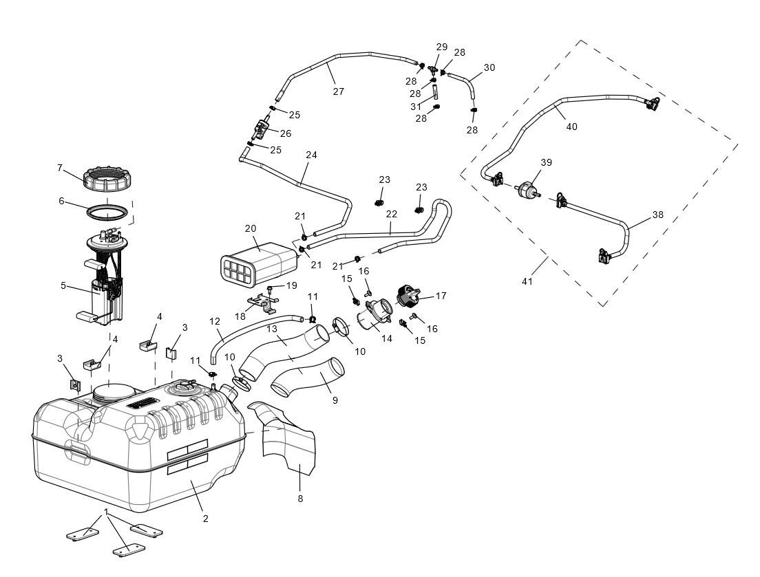 Fuel supply system 50 state