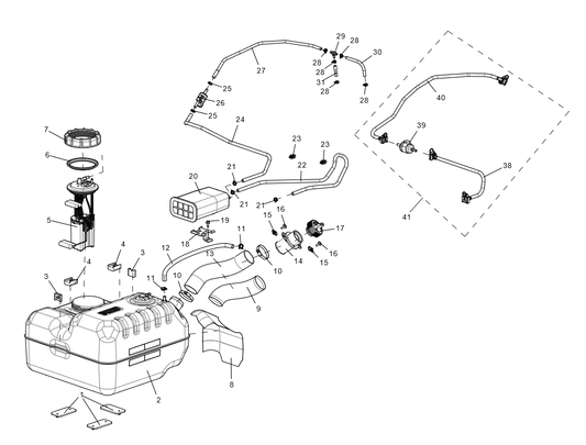 Fuel supply system 50 state