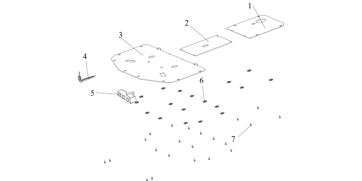 BOTTOM PARTS Bottom plastic parts