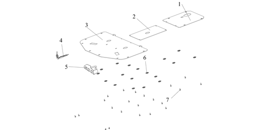 PARTIES INFÉRIEURES Pièces en plastique inférieures