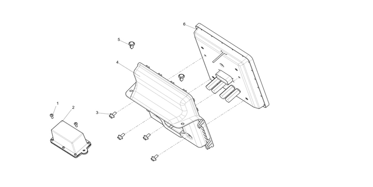 Écran tactile central