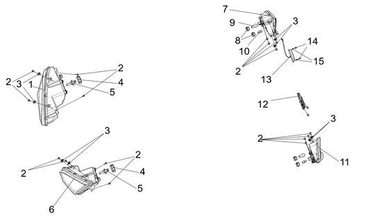 LAMPS WITH TURN SIGNAL Lamps (European regulations)