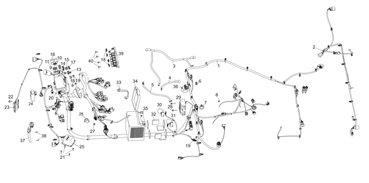 MAIN CABLE Low voltage wiring harness assembly (regular)