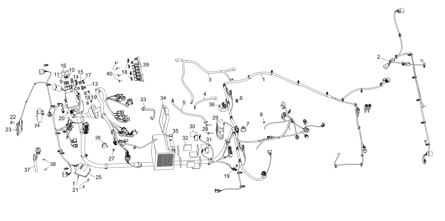 MAIN CABLE Low voltage wire harness assembly (conventional)