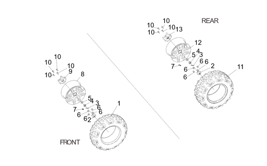 ROUE EN ALUMINIUM 27 POUCES EPA Roues en aluminium - Réglementation américaine (27 pouces)